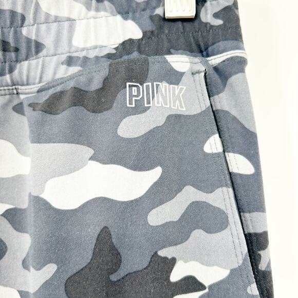 Victorias Secret VS Pink Womens Army Lounge Pull On Camo Jogger Pants Size L - Picture 3 of 6